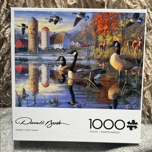 Buffalo Games 1000-Piece Darrell Bush Sunny View Farm Jigsaw Puzzle